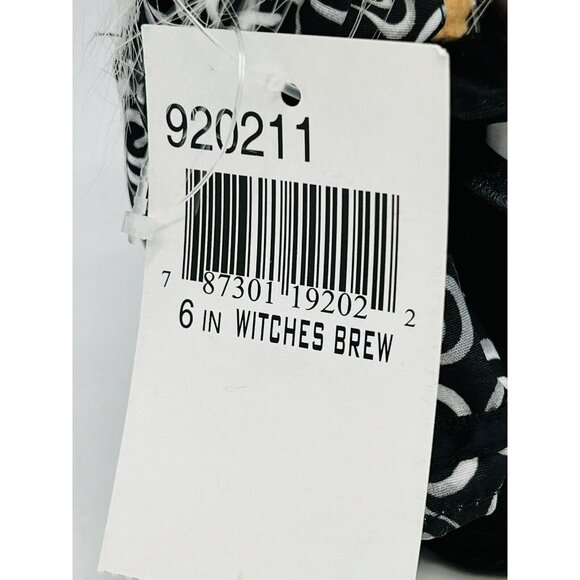 Annalee Witches Brew Black Halloween Doll Cauldron Eyeball 6 inch 2011 Tag HTF - Picture 8 of 9